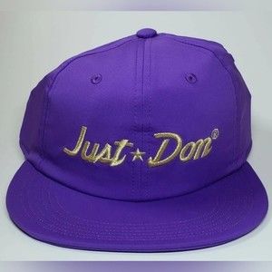Just Don x Converse Purple Snapback Hat Adjustable Cap Streetwear Retro Hip Hop